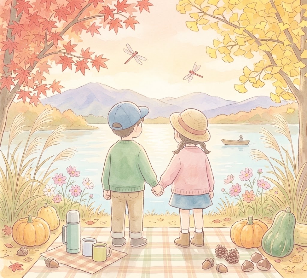 秋とこども
